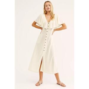 Free People Beach Messenger Midi Dress, Size XS